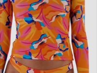 Laden und Abspielen von Videos im Galerie-Viewer, Video: Rio De Sol Oberteil Top Orange-Bloom Rash-Guard

